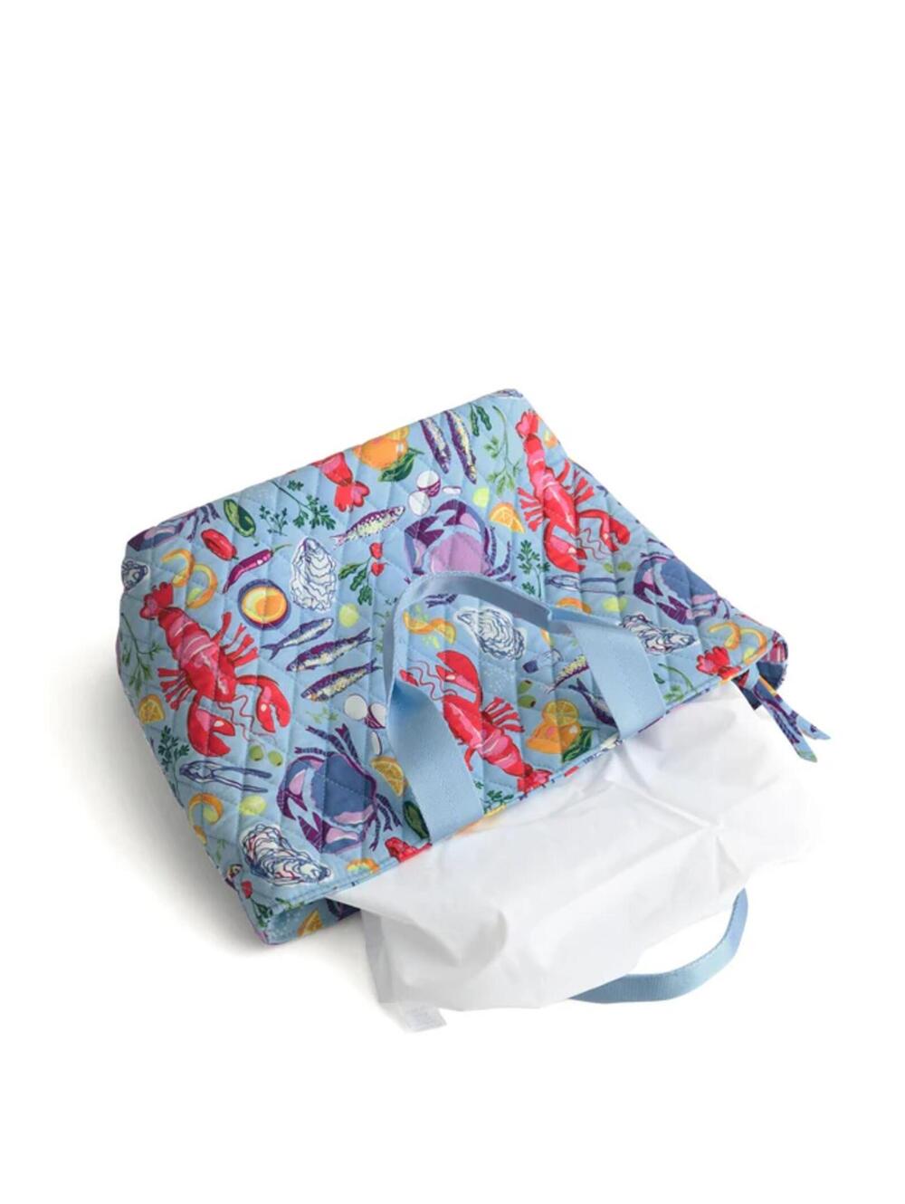 Vera Bradley - Essential Lunch Tote - Cotton - Seafood Boil - Picture 2 of 5